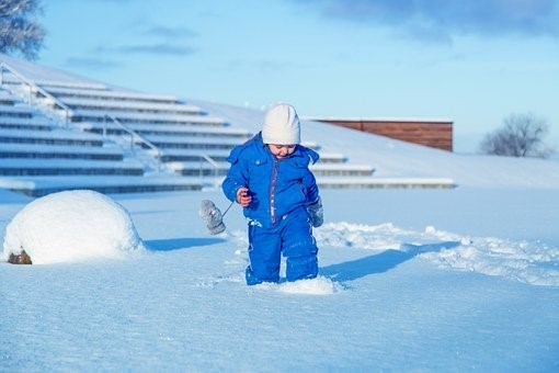 Snow, Child, Girl, Cold, Children